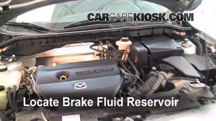 Add Brake Fluid: 2010-2013 Mazda 3 - 2010 Mazda 3 i 2.0L 4 Cyl.